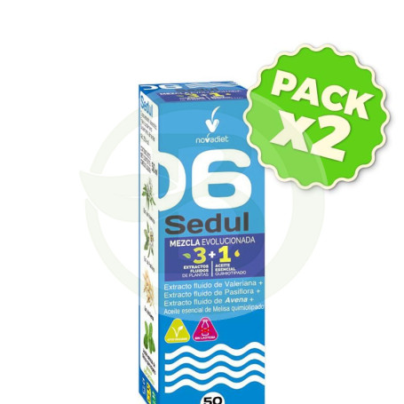 Pack 2x Sedul+Aceite Esencial De Melisa 50 Ml Nova Diet