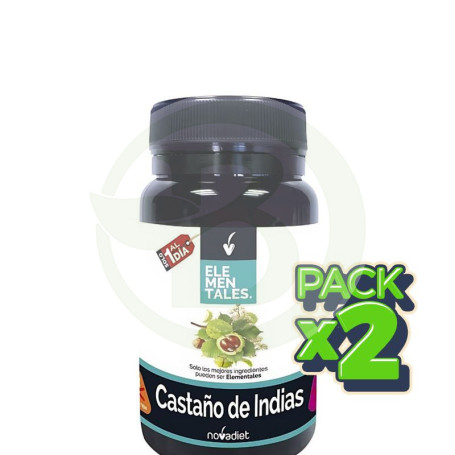 Pack 2x Castaño De Indias 30 Cápsulas Vegetales Nova Diet