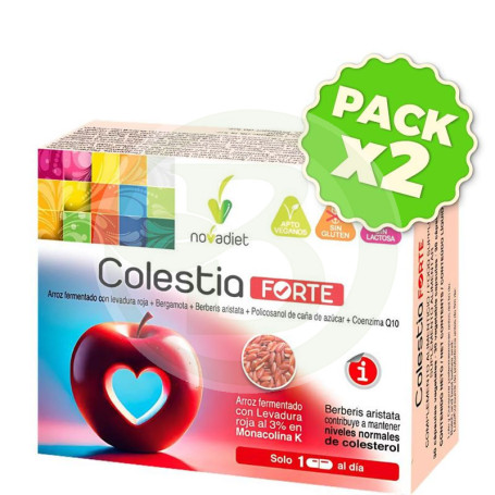 Pack 2x Colestia Forte 30 Cápsulas Nova Diet