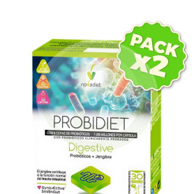 Pack 2x Probidiet Digestive 30 Cápsulas Nova Diet