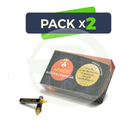 Pack 2x Apiregi Adolescencia 20 Ampollas Apiregi