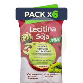 Pack 6x Lecitina Bolsa 400Gr. Santiveri