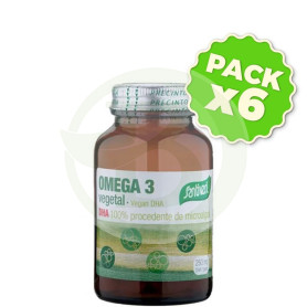 Pack 6x Dha Vegetal 30 Perlas Santiveri