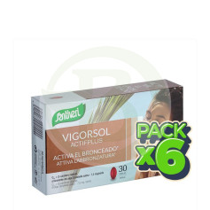 Pack 6x Vigor Sol Actif Plus 30 Pearls Santiveri