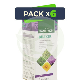 Pack 6x Bilixir Jarabe 240Ml. Santiveri
