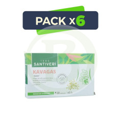 Pack 6x Kavagas 20 Cápsulas Santiveri