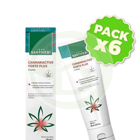 Pack 6x Cannabiactive Forte Plus Crema 150Ml Santiveri