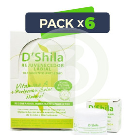 Pack 6x Rejuvenecedor Labial Hierbabuena 15Ml. Shila