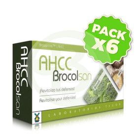 Pack 6x AHCC Brocolsan 60 Cápsulas Tegor