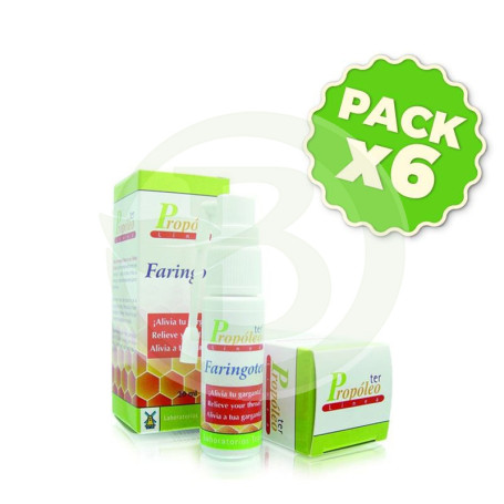 Pack 6x Faringoter Propoleoter 20Ml. Tegor