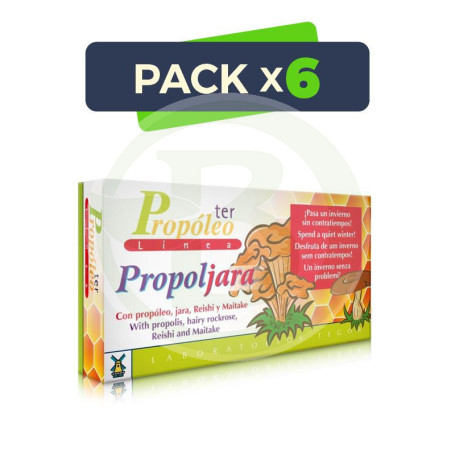 Pack 6x Propoljara 40 Cápsulas Tegor