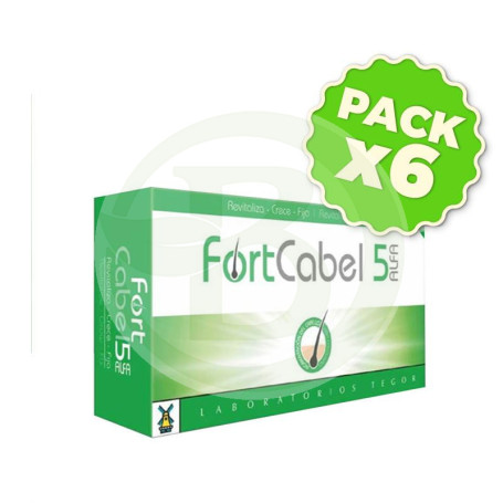 Pack 6x Fortcabel 5 Alfa 60 Cápsulas Tegor