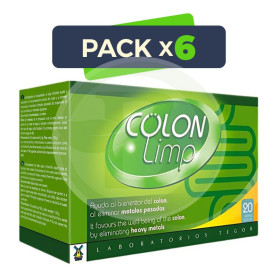 Pack 6x Colon Limp 20 Sobres Tegor