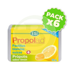 Pack 6x Propolaid Lemon Soft Tablet 50Gr. Esi