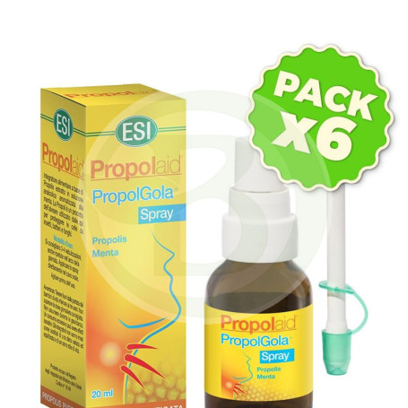Pack 6x Propolaid Propolgola Spray Oral Sin Alcohol 20Ml. ESI - Trepat Diet