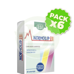 Pack 6x Normolip 5 30 Cápsulas Esi