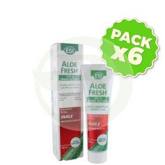 Pack 6x Dentífrico em Gel Smile para Dentes Brancos 100Ml Esi