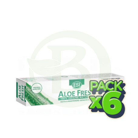 Pack 6x Dentifrico Aloefresh Gel Sensitivo 100Ml Esi