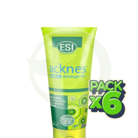 Pack 6x Acknes Gel Limpiador 200Ml Esi