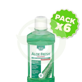 Pack 6x Aloe Fresh Colutorio Zero Menta 500Ml. Esi