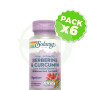 Pack 6x Berberine & Curcumín 600Mg. 60 Cápsulas Vegetales Solaray