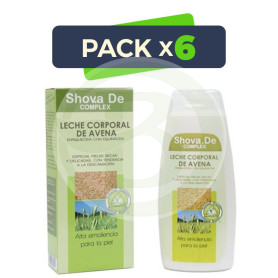 Pack 6x Leche Corporal de Avena 250Ml. Shova De