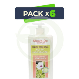 Pack 6x Crema Corporal Ultra-Hidratante 1000Ml. Shova De