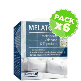 Pack 6x Melatonox 60 Comprimidos Dietmed