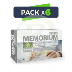 Pack 6x Memorium Neuro 30 Ampollas Dietmed