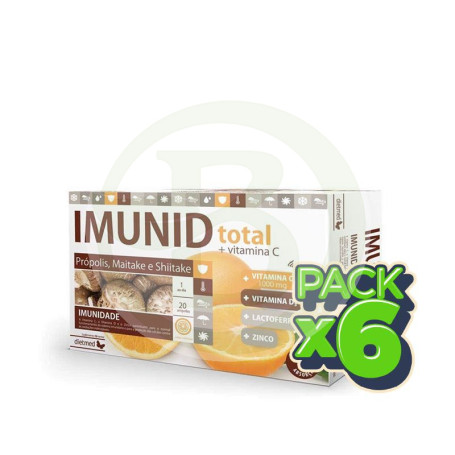 Pack 6x Imunid Total 20 Ampollas Dietmed