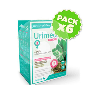 Pack 6x Urimed Candid 30 Cápsulas Dietmed