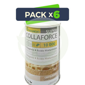 Pack 6x Super Collaforce 10.000 Magnesio (Limón) 450Gr Dietmed