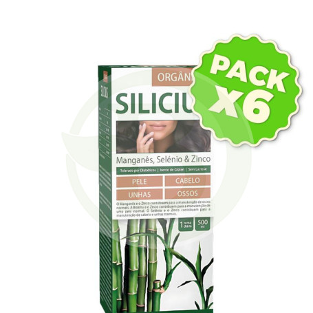 Pack 6x Silicius Orgánico Solución Oral 500 Ml Dietmed