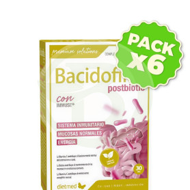 Pack 6x Bacidofilus Postbiotic 30 Cápsulas Dietmed