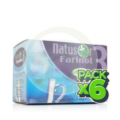 Pack 6x Natusor 3 Farinol 20 Filtros Soria Natural