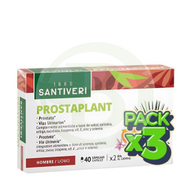 Pack 3x Prostaplant Serenpro 40 Cápsulas Santiveri