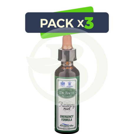 Pack 3x Bach Recovery Plus 20Ml. Santiveri
