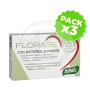 Pack 3x Florase Colesterolo Forte 40 Capsulas Santiveri