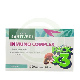 Pack 3x Inmuno Complex 30 Comprimidos Santiveri