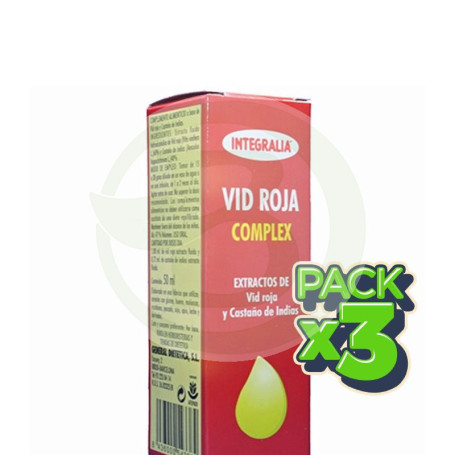 Pack 3x Vid Roja Complex 50Ml. Integralia