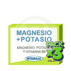 Pack 3x Magnésio + Potássio Integralia