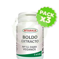 Pack 3x Extracto De Boldo 60 Cápsulas Integralia
