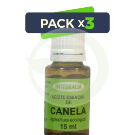 Pack 3x Aceite Esencial De Canela Eco 15Ml Integralia