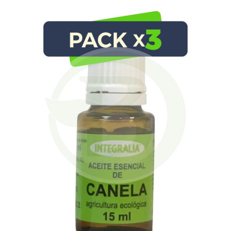 Pack 3x Aceite Esencial De Canela Eco 15Ml Integralia