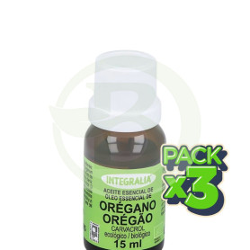 Pack 3x Aceite Esencial De Orégano Eco 15Ml Integralia