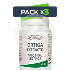 Pack 3x Extracto De Urtiga 60 Cápsulas Integralia