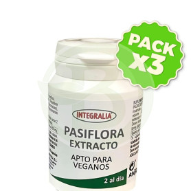 Pack 3x Extracto De Pasiflora 60 Cápsulas Integralia