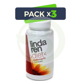 Pack 3x CLA Tonalín 90 Cápsulas Lindaren Diet