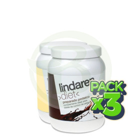 Pack 3x Preparado Proteico de Chocolate 225Gr. Linda Ren Diet