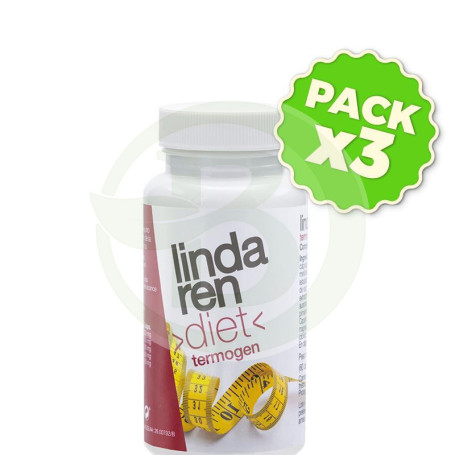 Pack 3x Termogen 60 Cápsulas Linda Ren Diet